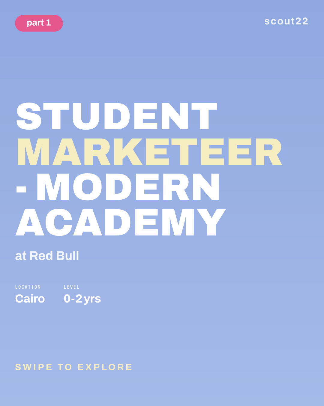 Student Marketeer - Modern Academy at Red Bull