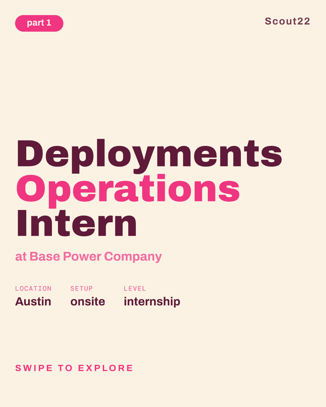 Deployments Operations Intern at Base Power Company