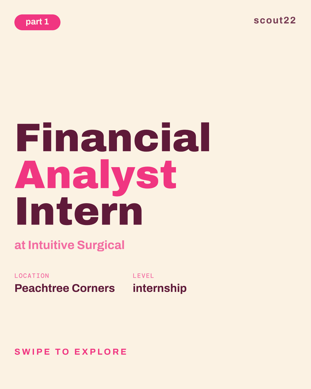 Financial Analyst Intern at Intuitive Surgical