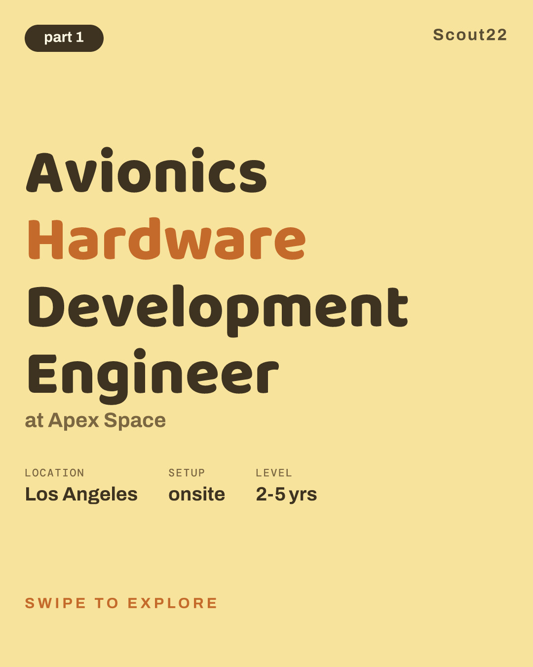 Avionics Hardware Development Engineer at Apex Space