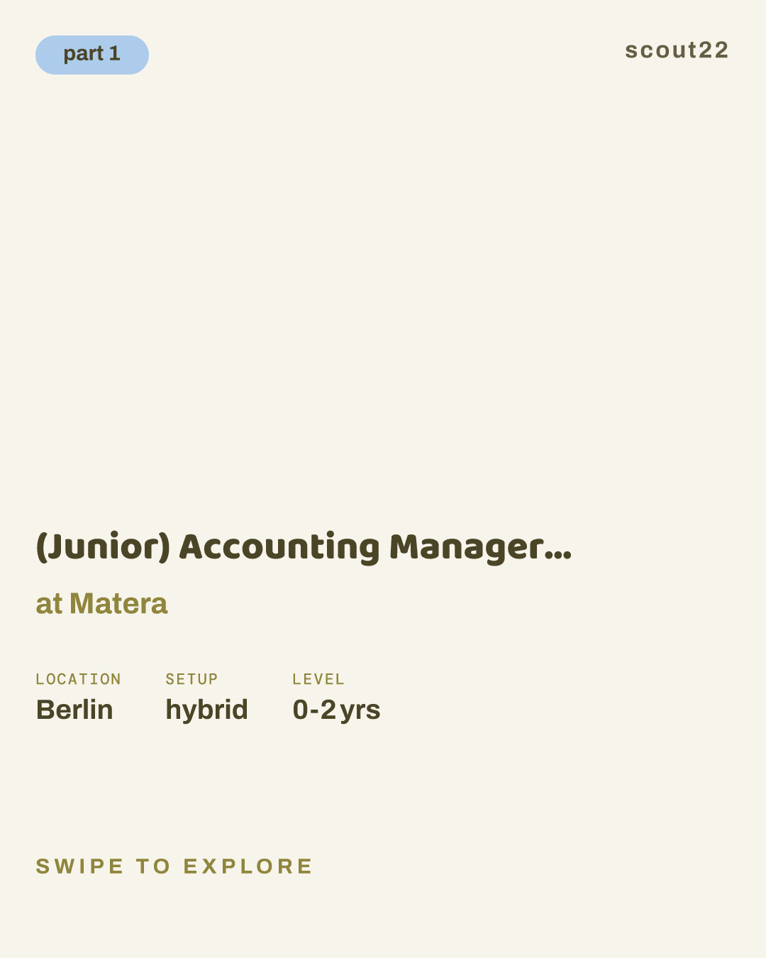 (Junior) Accounting Manager (m/w/d) | Scaling Phase at Matera