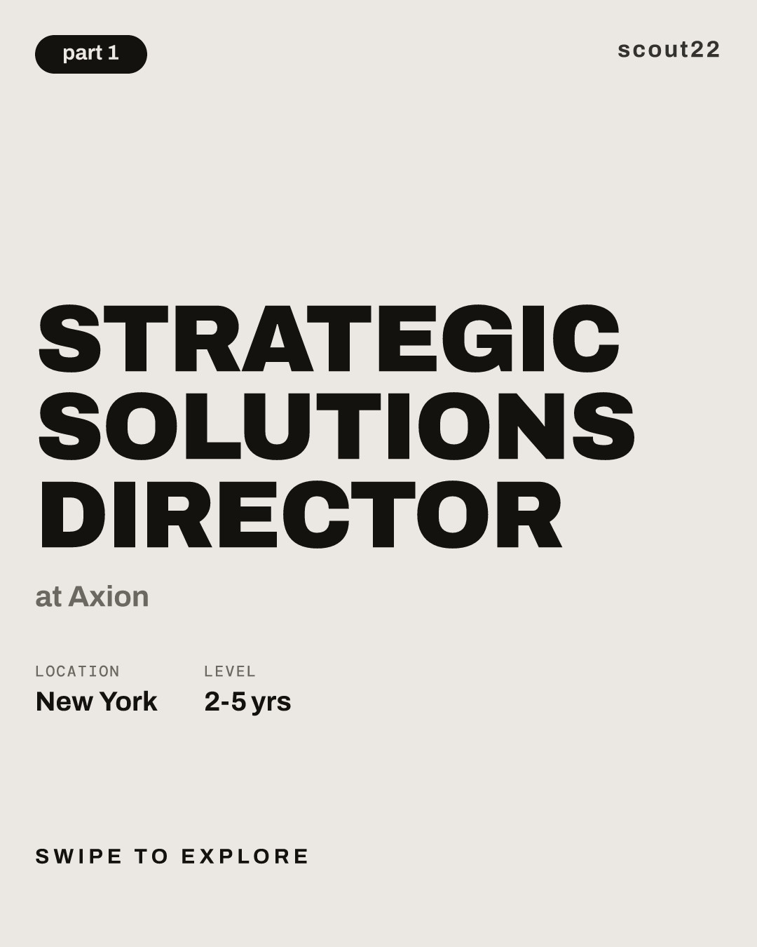 Strategic Solutions Director at Axion