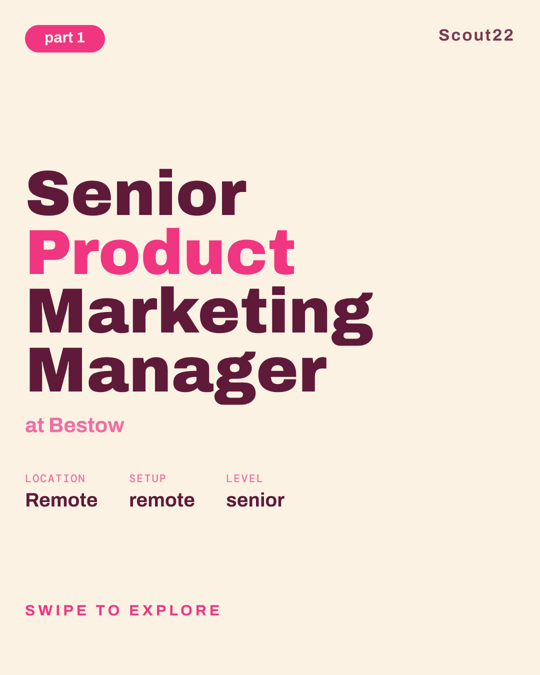 Senior Product Marketing Manager at Bestow