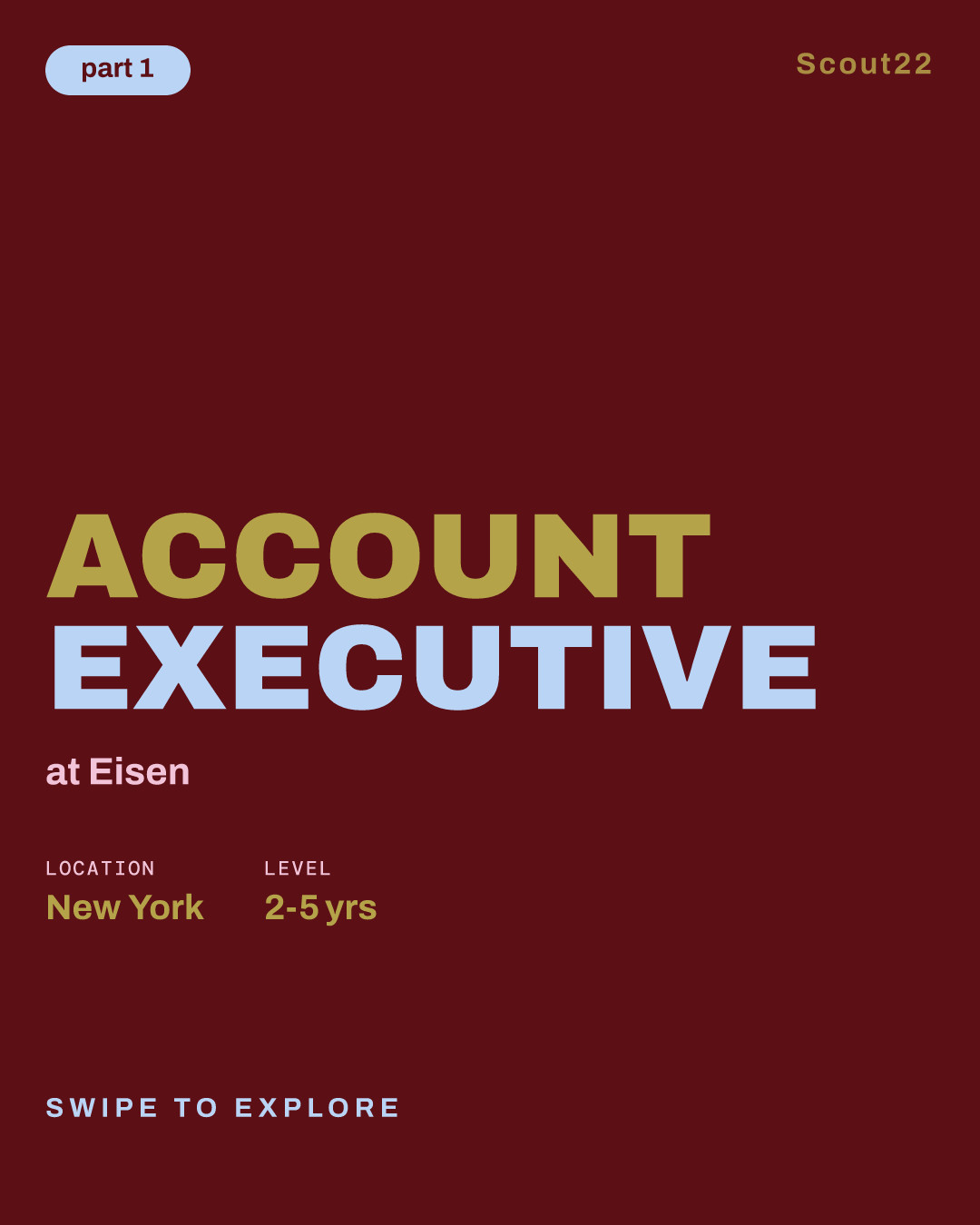 Account Executive at Eisen
