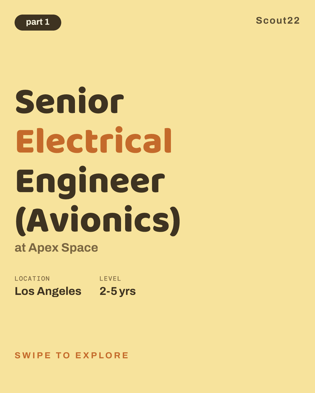 Senior Electrical Engineer (Avionics) at Apex Space