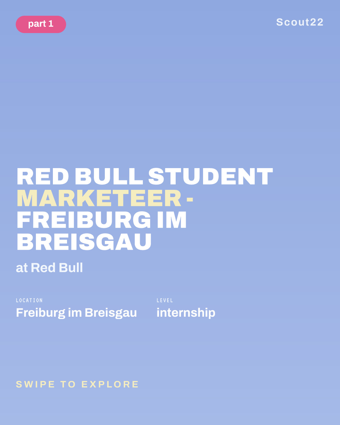 Red Bull Student Marketeer - Freiburg im Breisgau at Red Bull