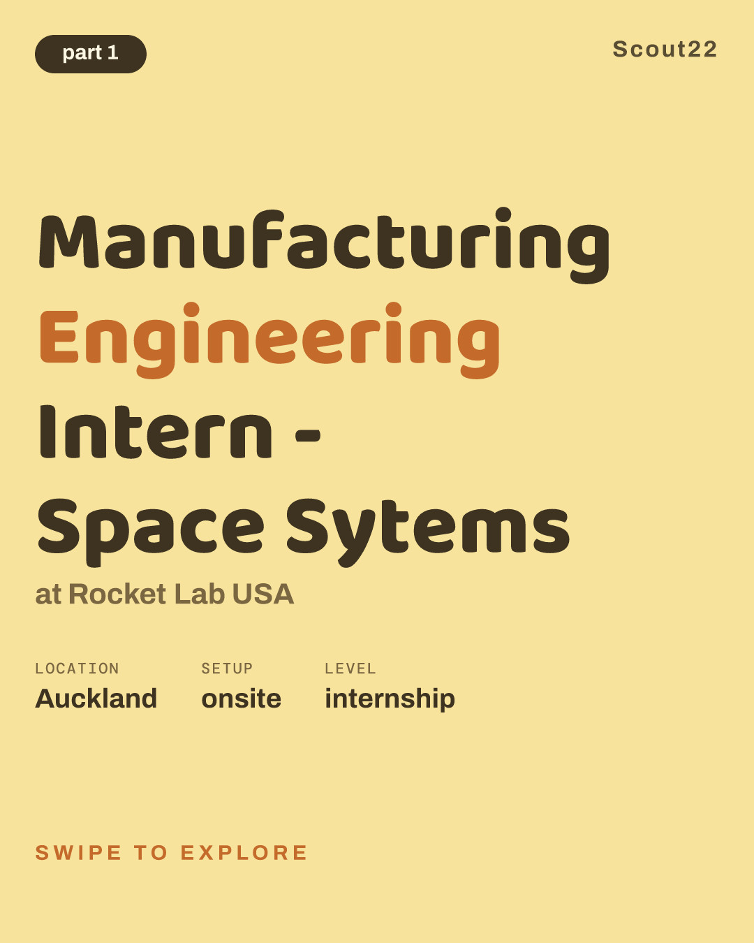 Manufacturing Engineering Intern - Space Sytems at Rocket Lab USA