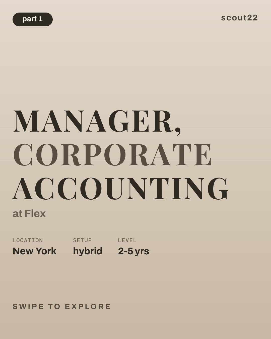 Manager, Corporate Accounting at Flex