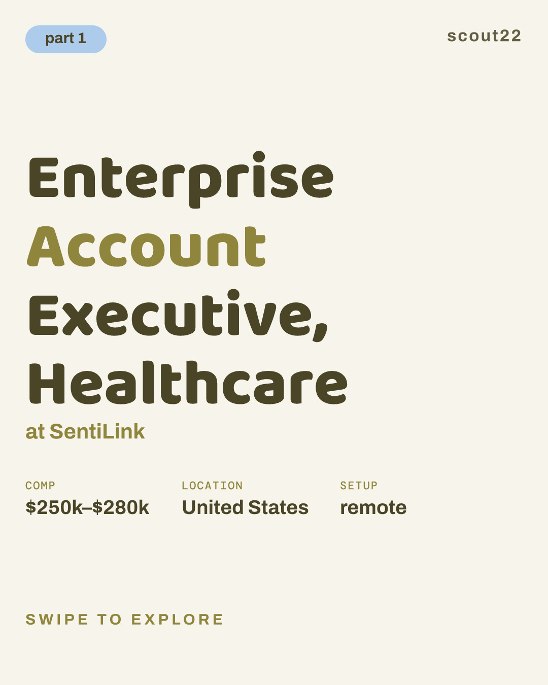 Enterprise Account Executive, Healthcare at SentiLink