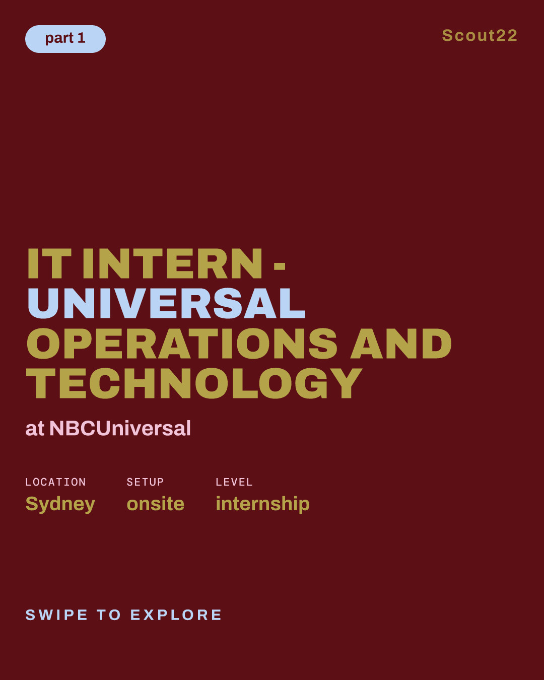 IT Intern - Universal Operations and Technology at NBCUniversal