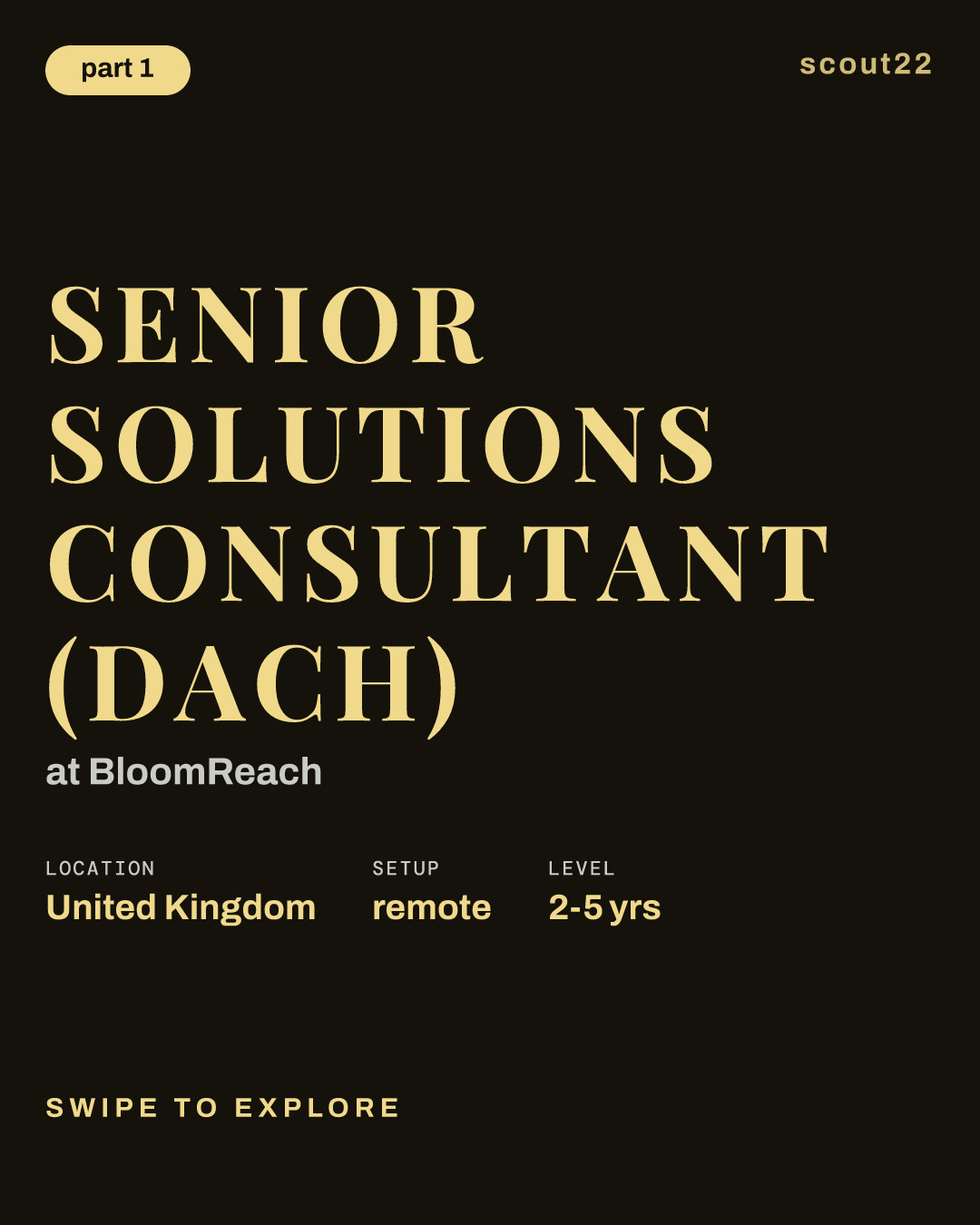 Senior Solutions Consultant (DACH) at BloomReach