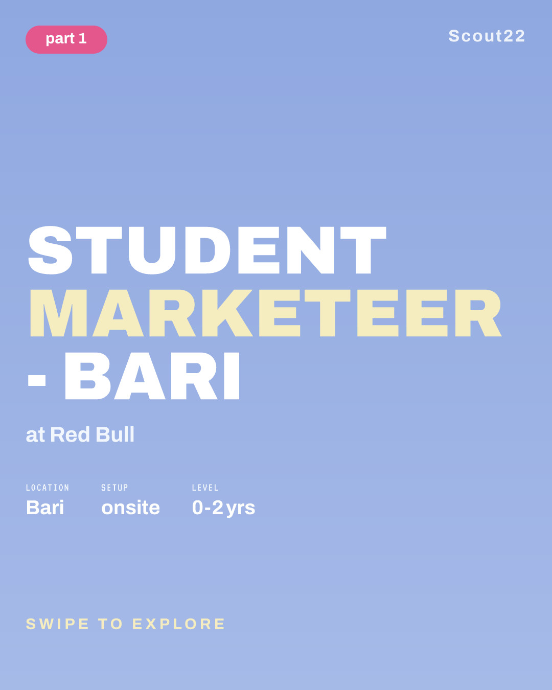 STUDENT MARKETEER - Bari at Red Bull