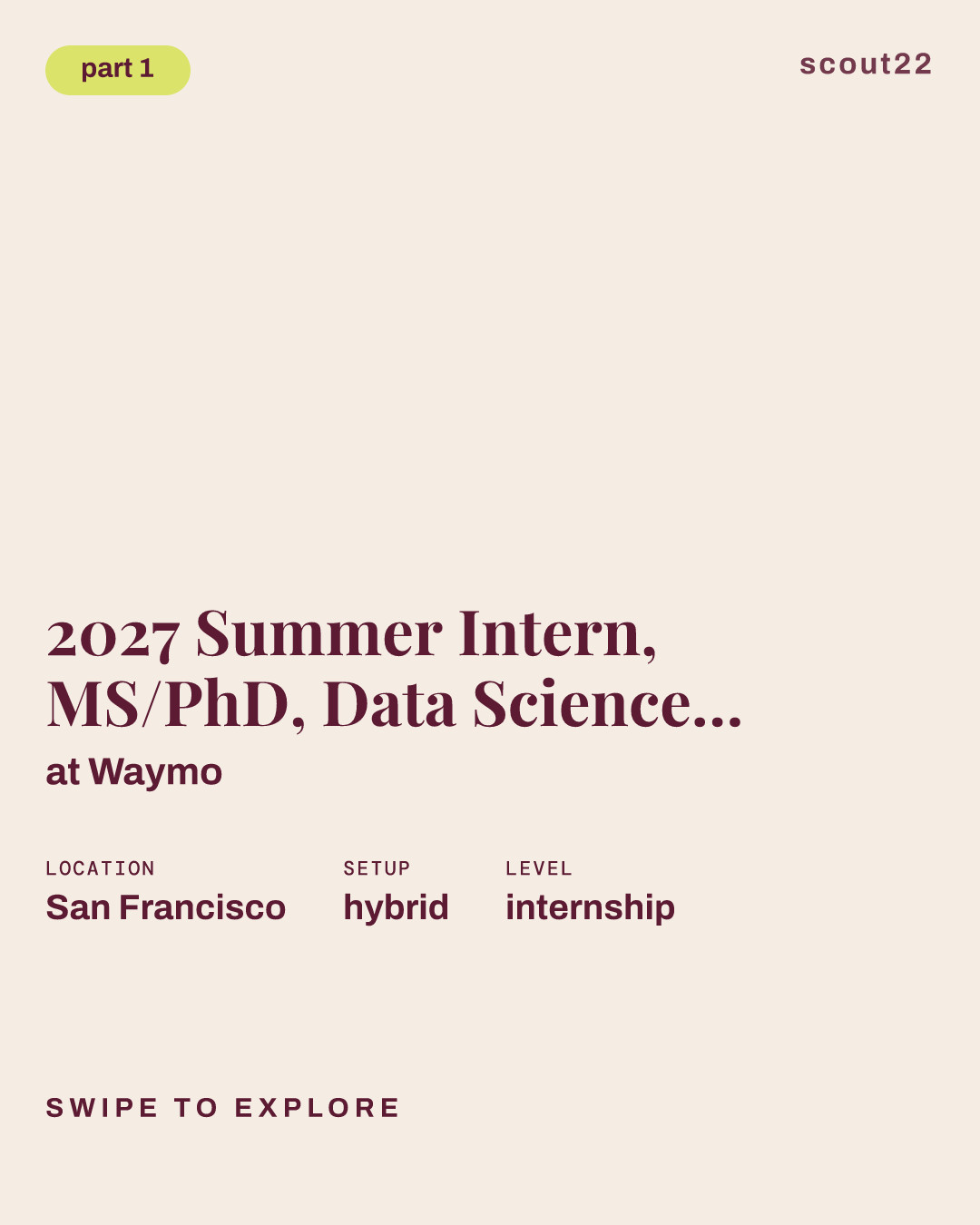 2027 Summer Intern, MS/PhD, Data Science - Commercialization Testing at Waymo
