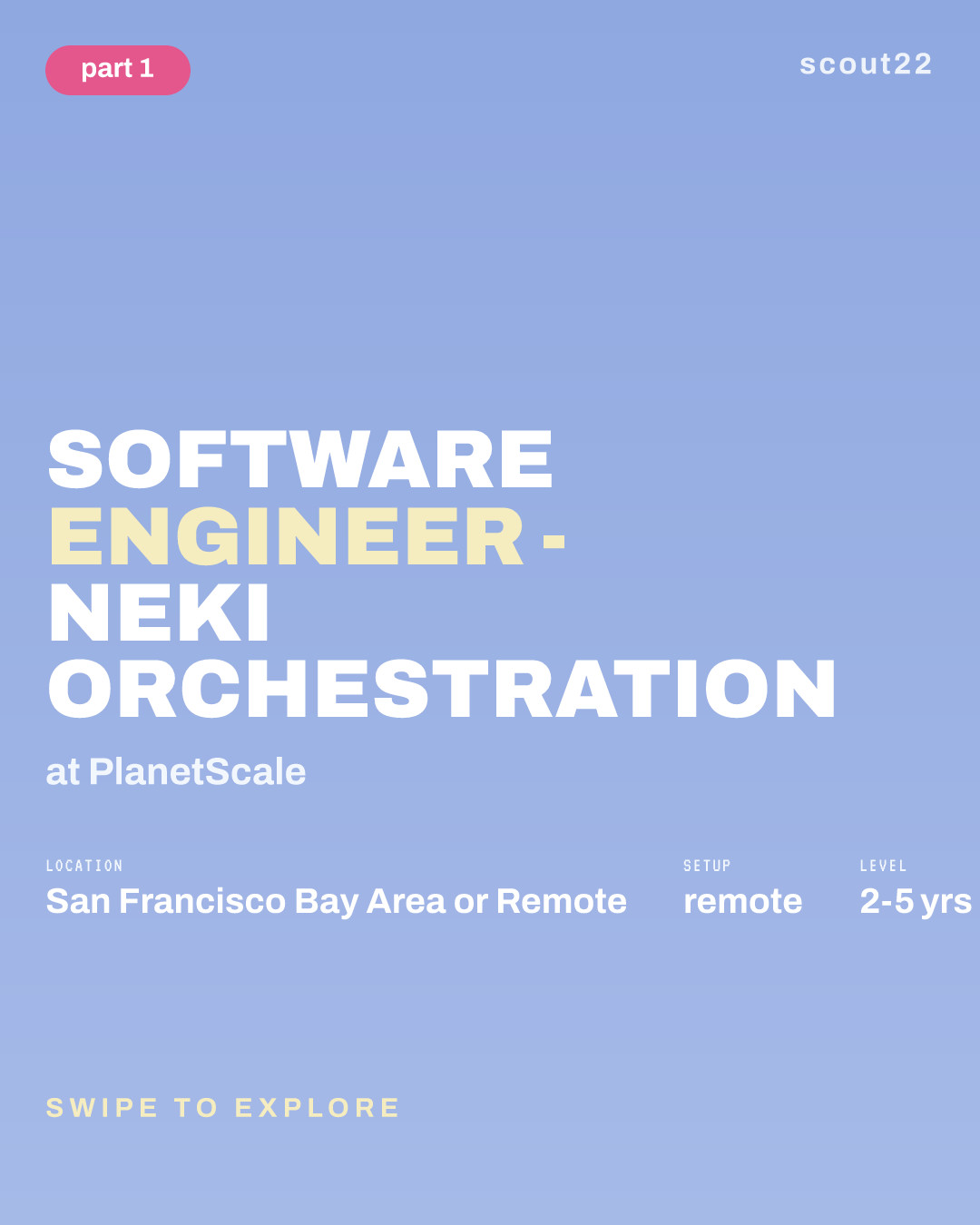 Software Engineer - Neki Orchestration at PlanetScale