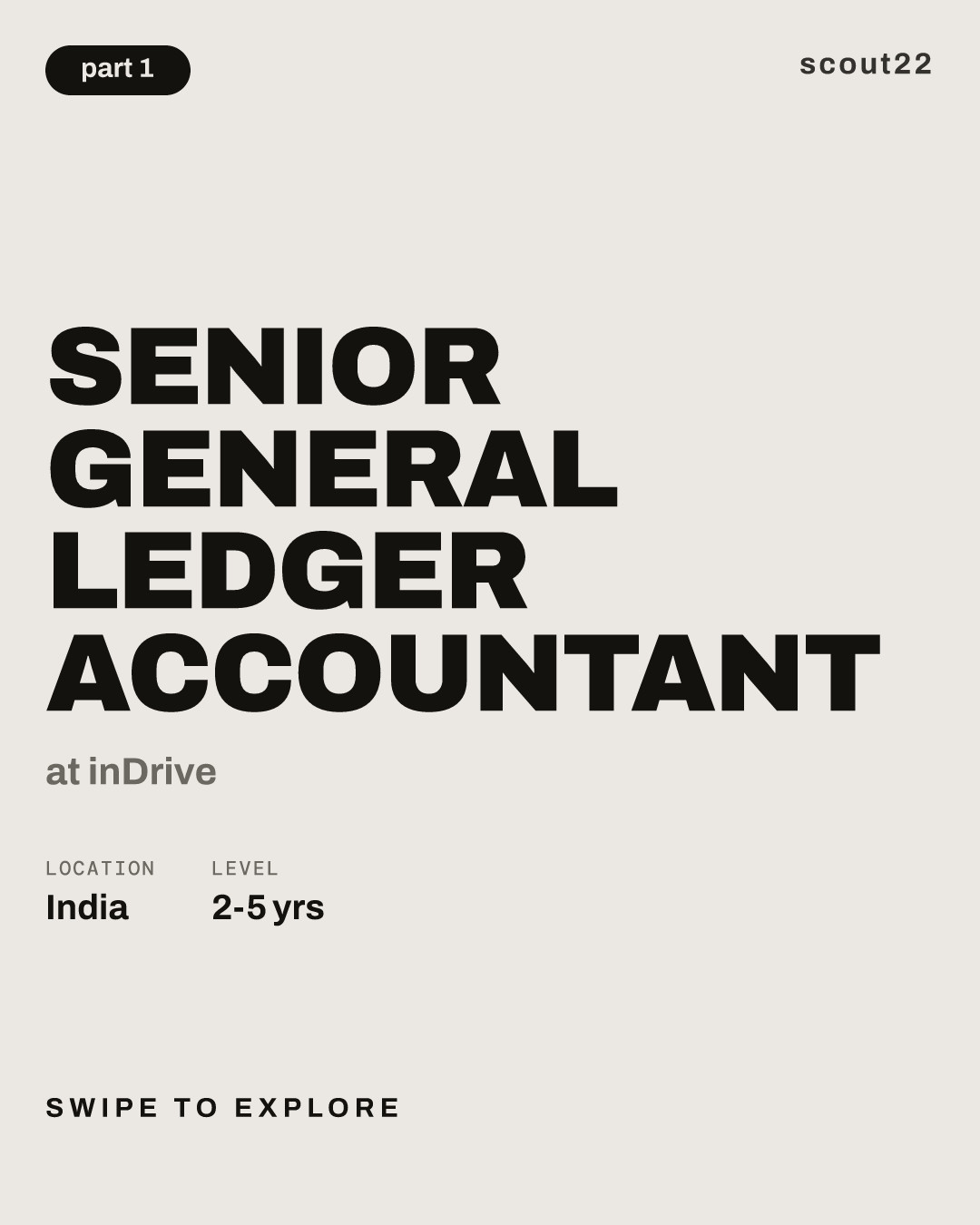 Senior General Ledger Accountant at inDrive