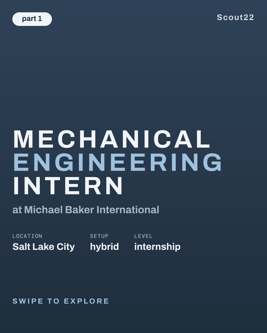 Mechanical Engineering Intern at Michael Baker International