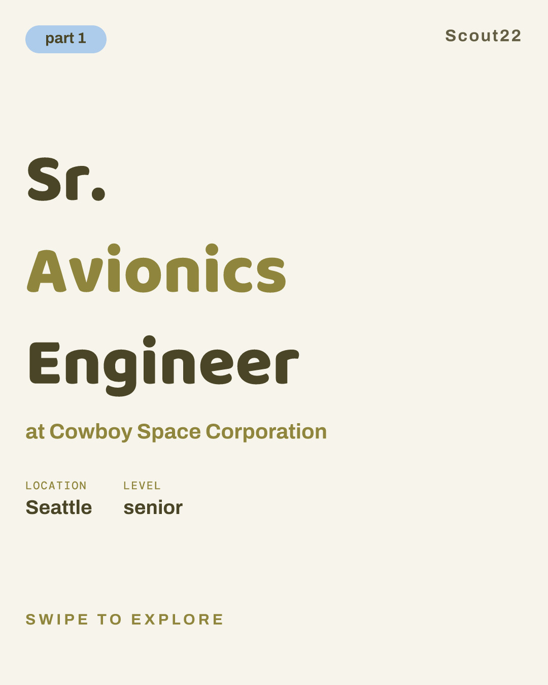 Sr. Avionics Engineer at Cowboy Space Corporation