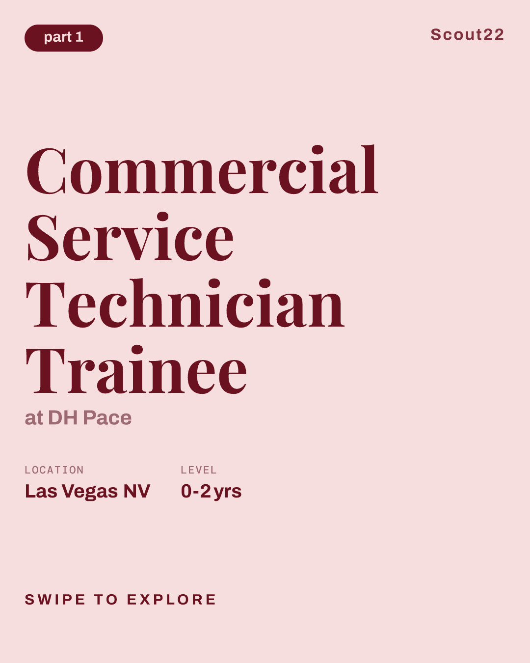 Commercial Service Technician Trainee at DH Pace