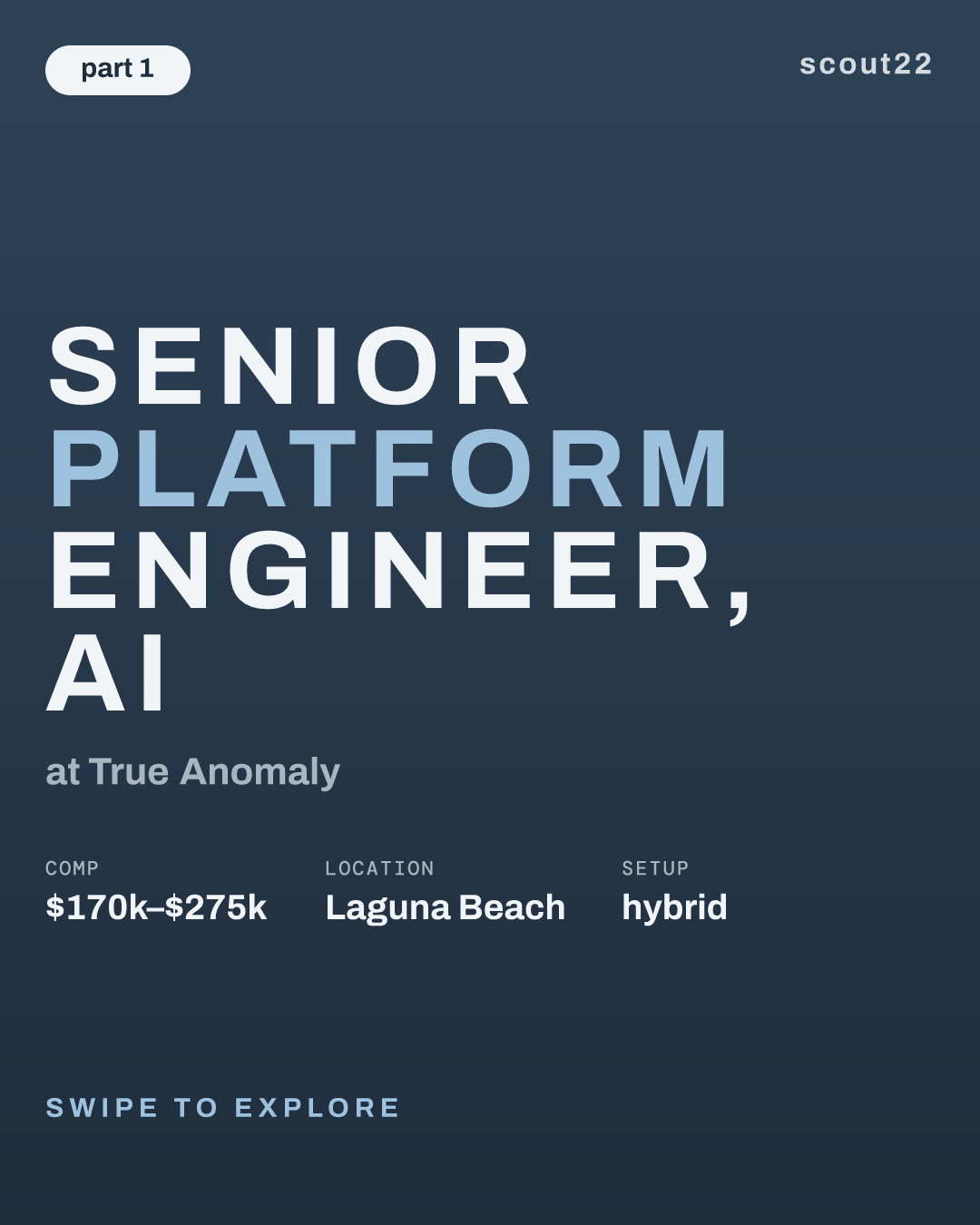 Senior Platform Engineer, AI at True Anomaly