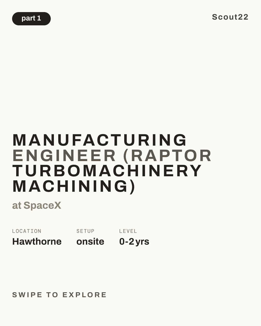 Manufacturing Engineer (Raptor Turbomachinery Machining) at SpaceX
