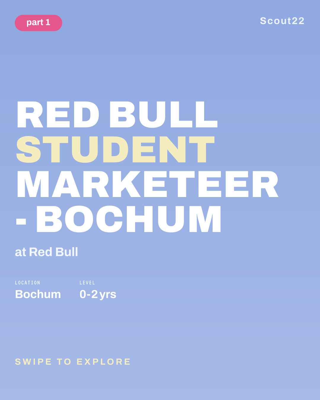 Red Bull Student Marketeer - Bochum at Red Bull