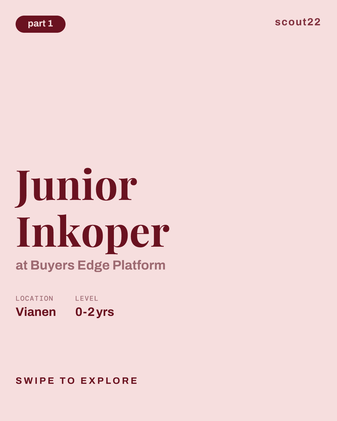 Junior Inkoper at Buyers Edge Platform