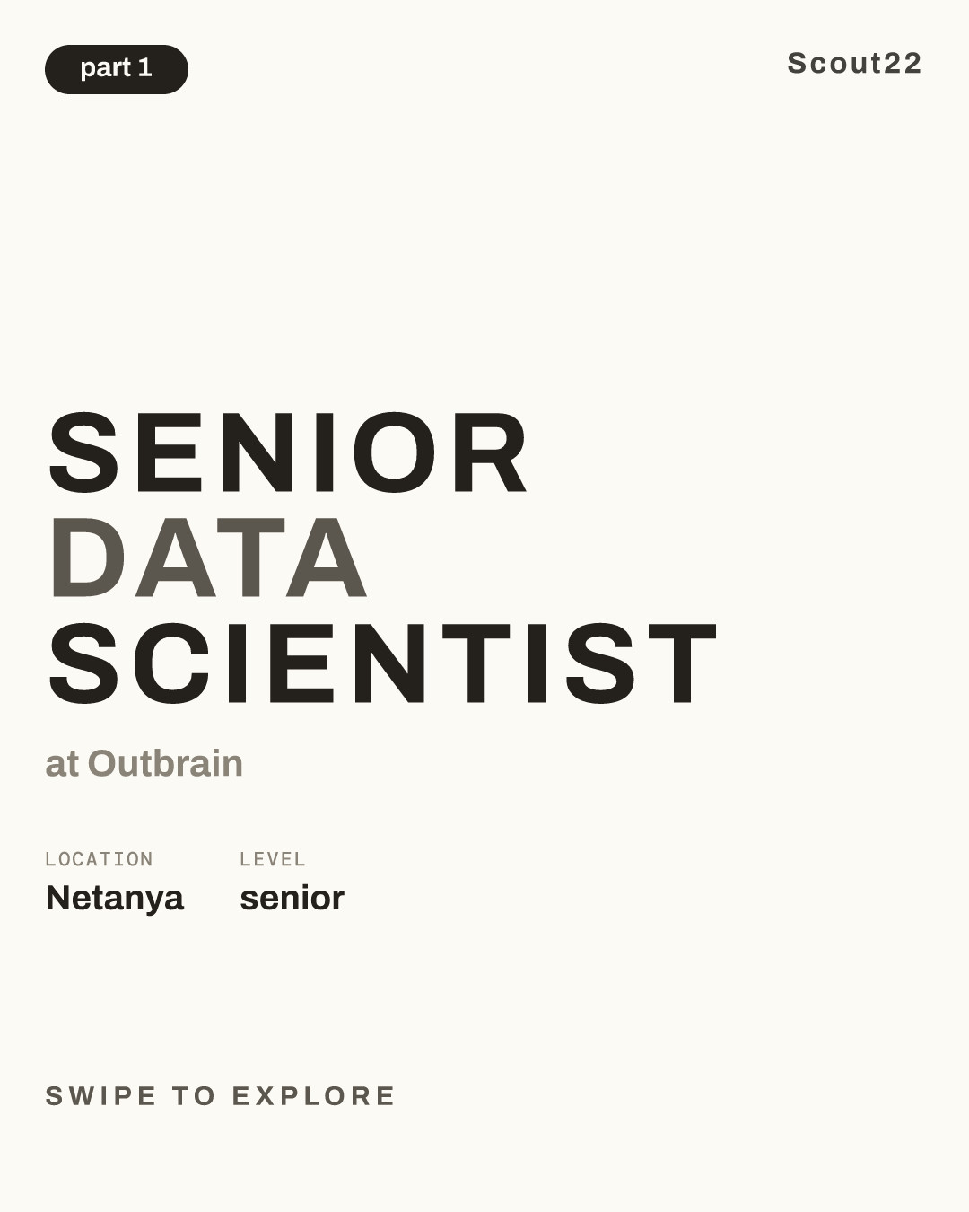 Senior Data Scientist at Outbrain