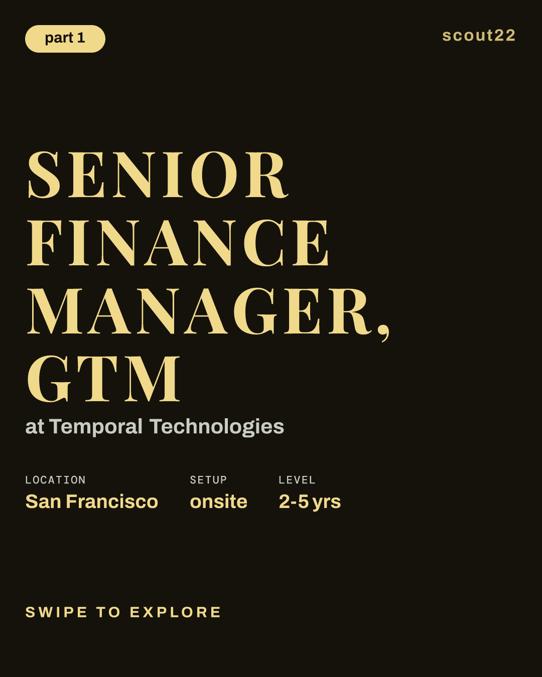 Senior Finance Manager, GTM at Temporal Technologies