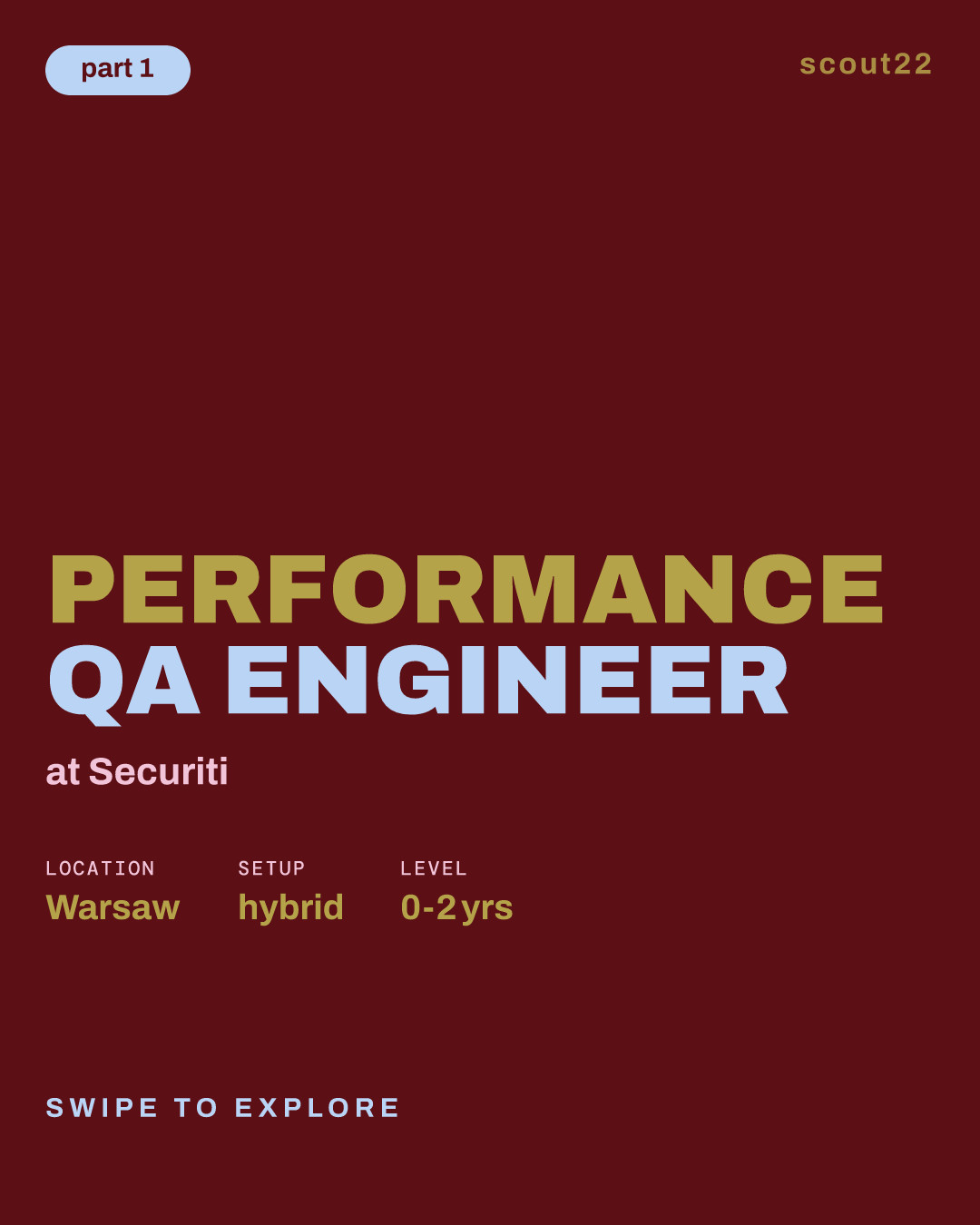 Performance QA Engineer at Securiti