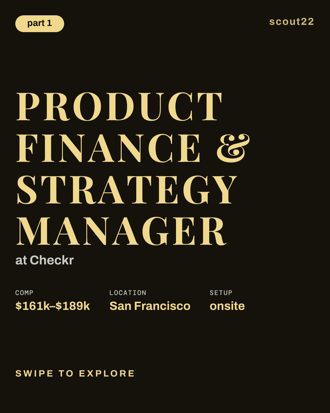 Product Finance & Strategy Manager at Checkr