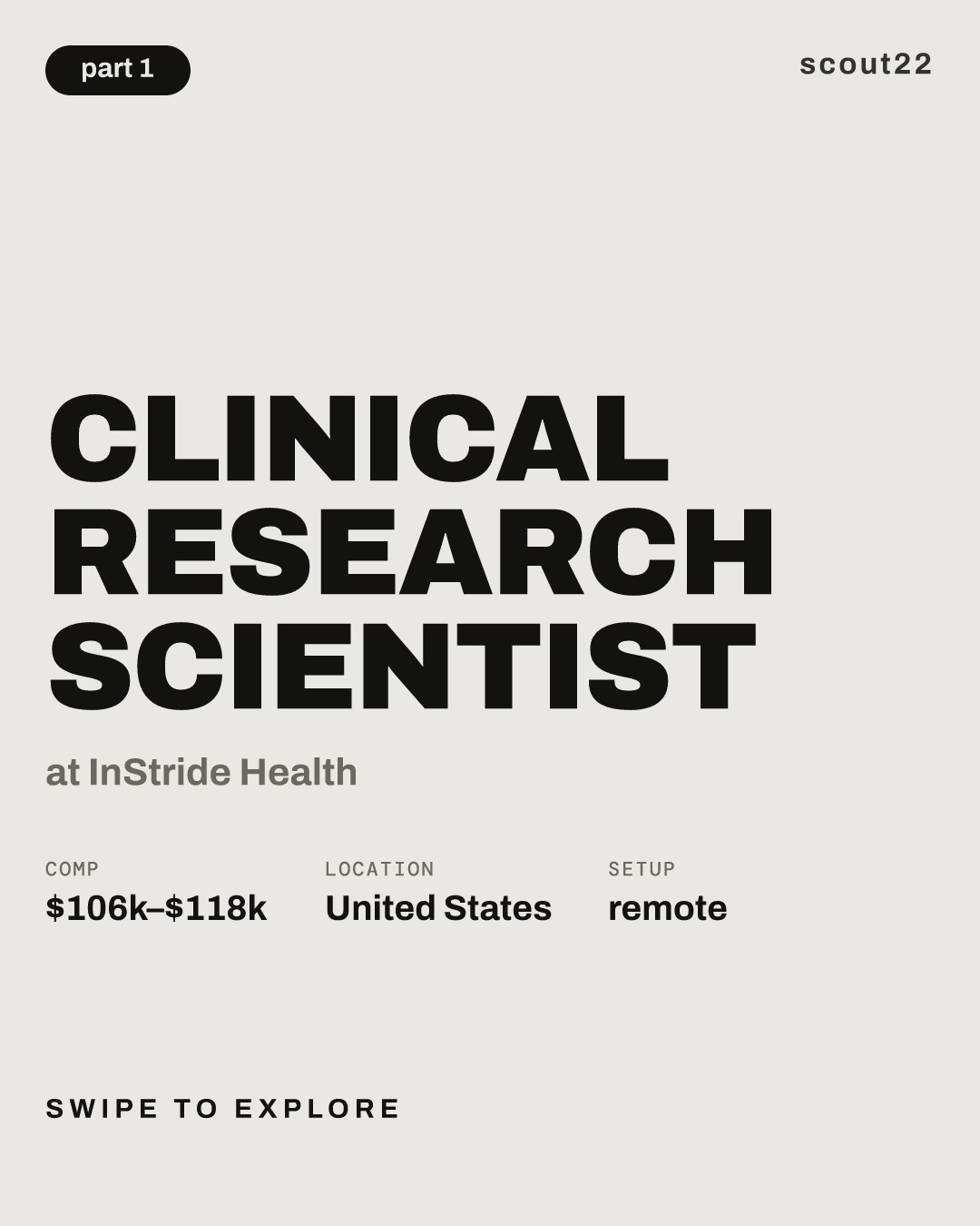 Clinical Research Scientist at InStride Health