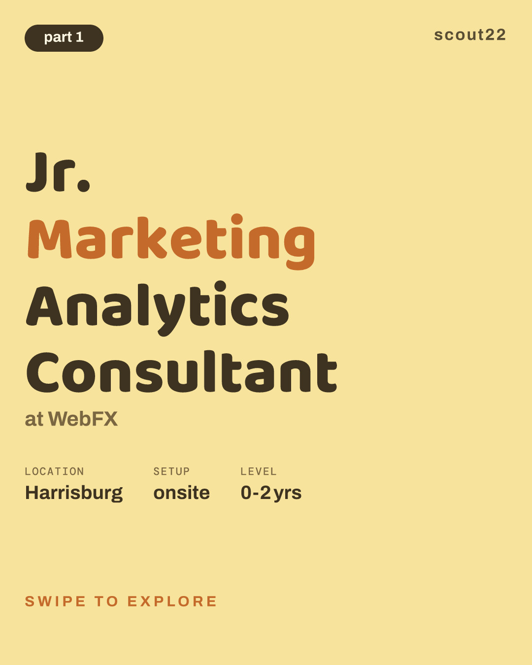 Jr. Marketing Analytics Consultant at WebFX