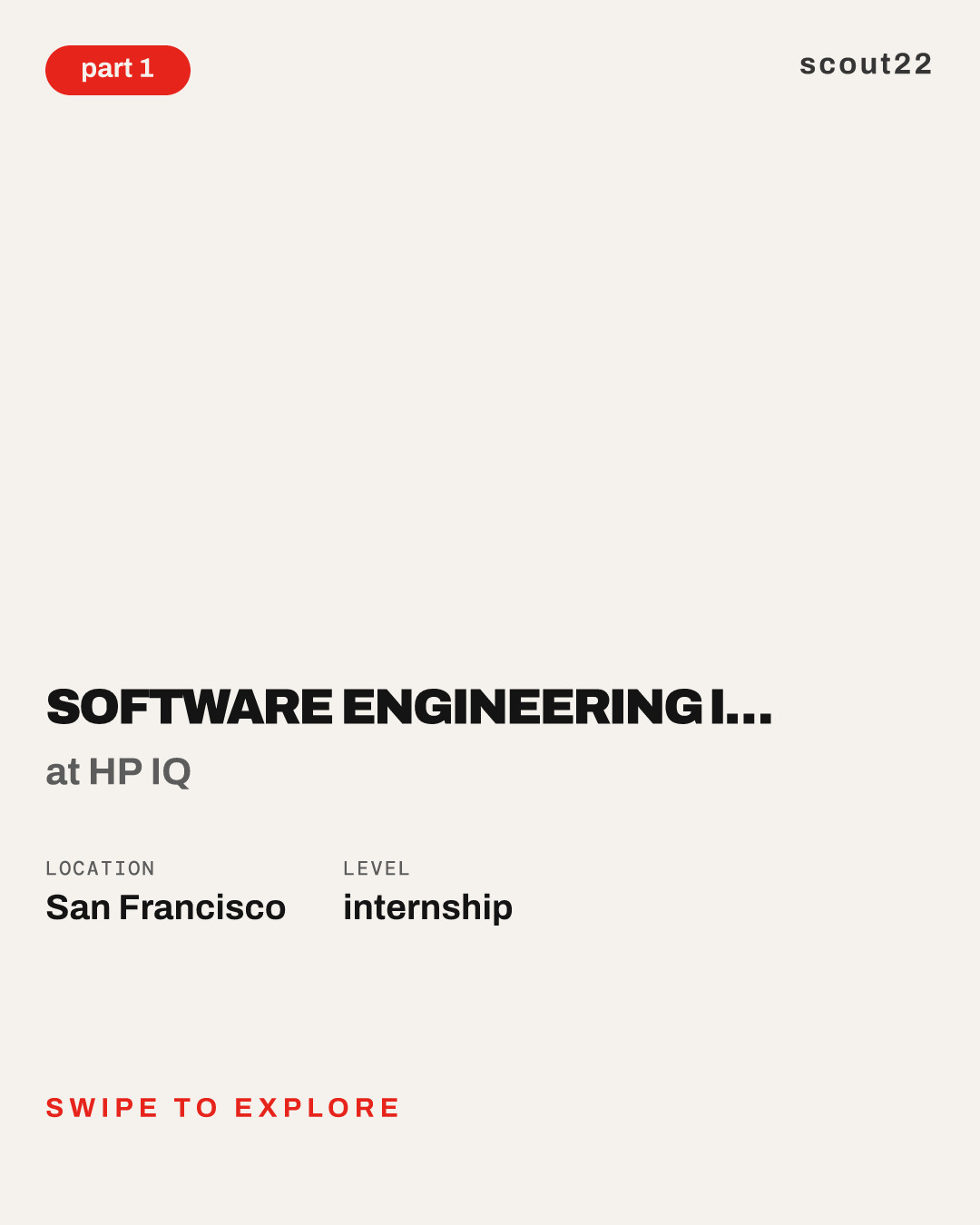 Software Engineering Intern, Software Systems (Summer 2027) at HP IQ