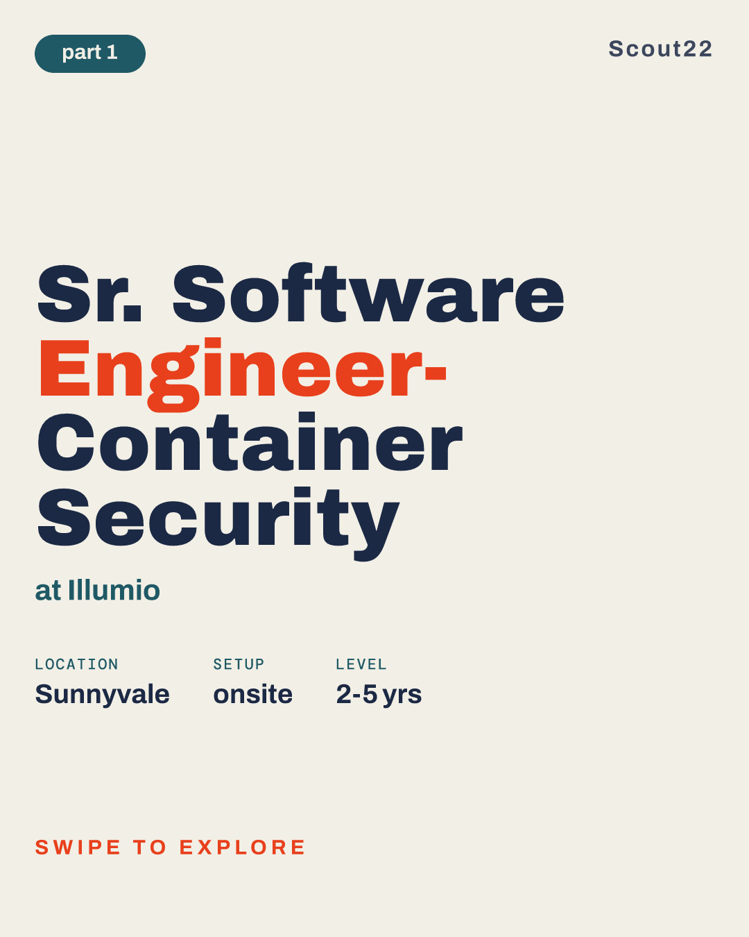 Sr. Software Engineer- Container Security at Illumio