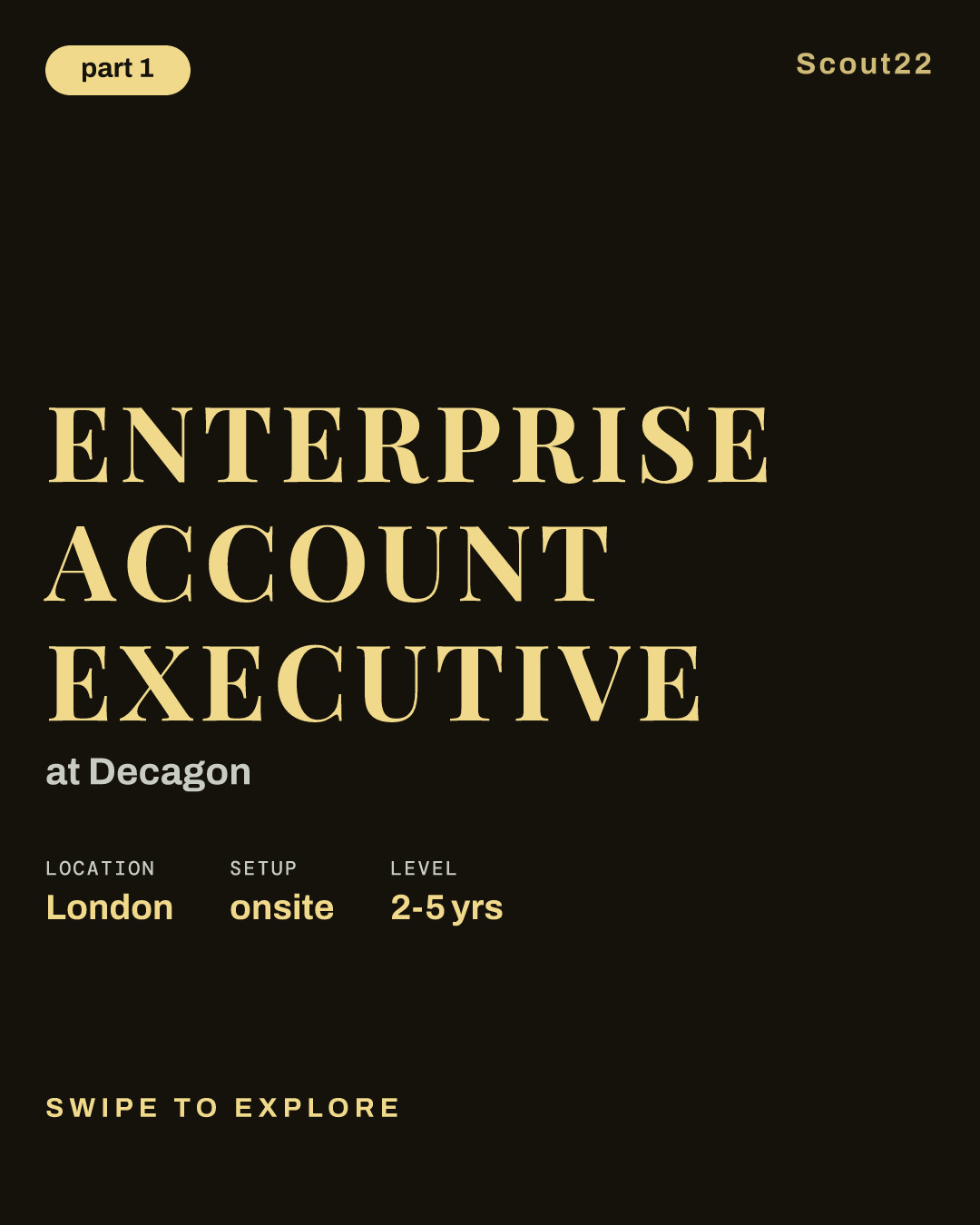 Enterprise Account Executive at Decagon