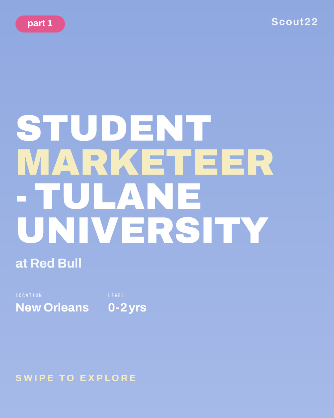 Student Marketeer - Tulane University at Red Bull