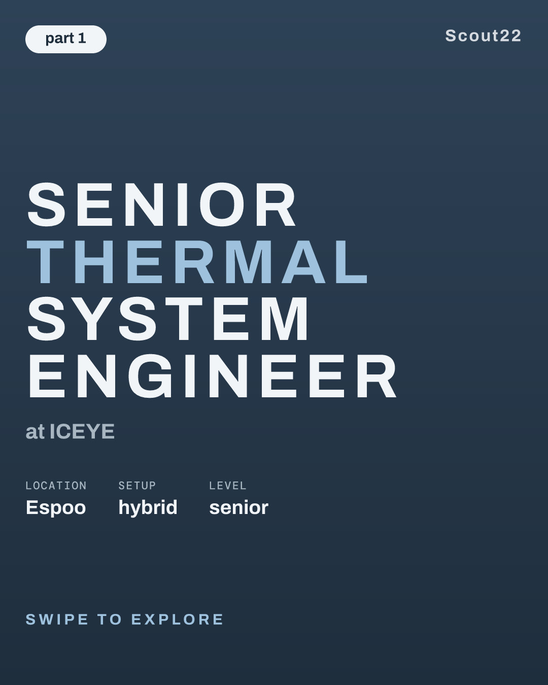 Senior Thermal System Engineer at ICEYE