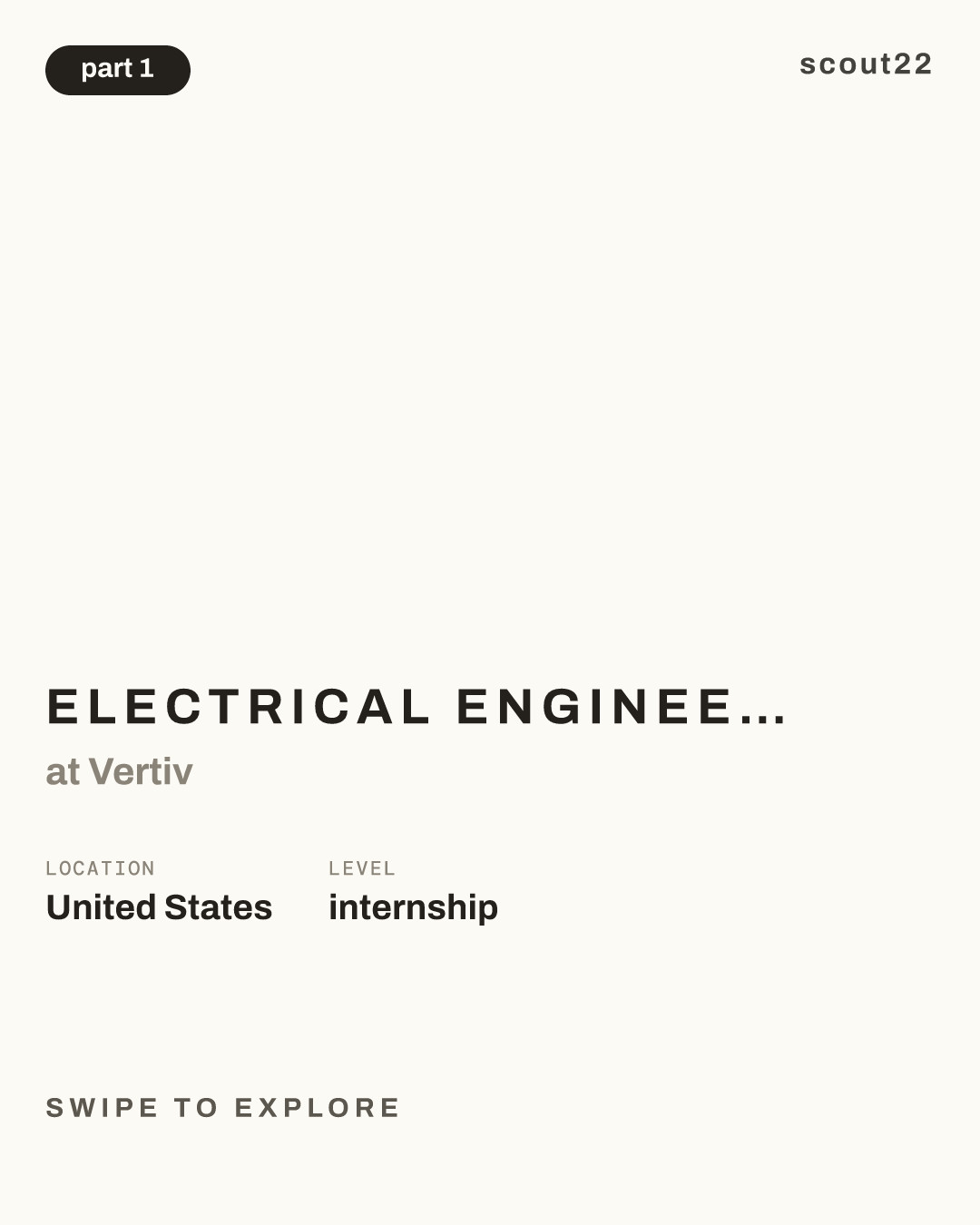 Electrical Engineering Intern (Summer 2027) at Vertiv