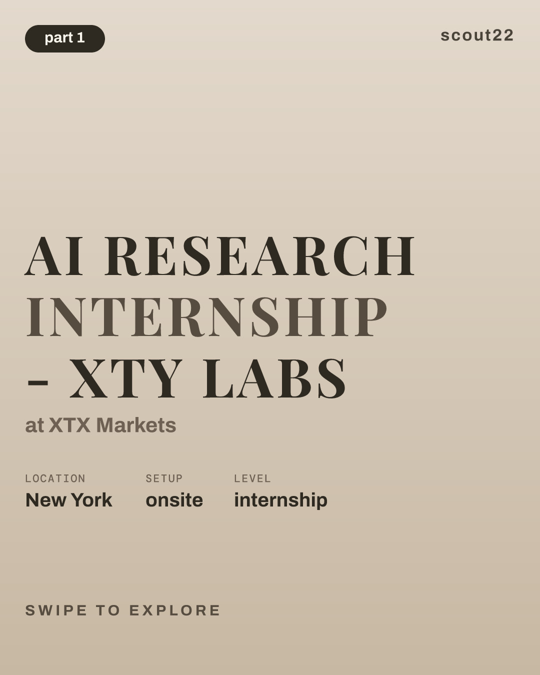 AI Research Internship - XTY Labs at XTX Markets