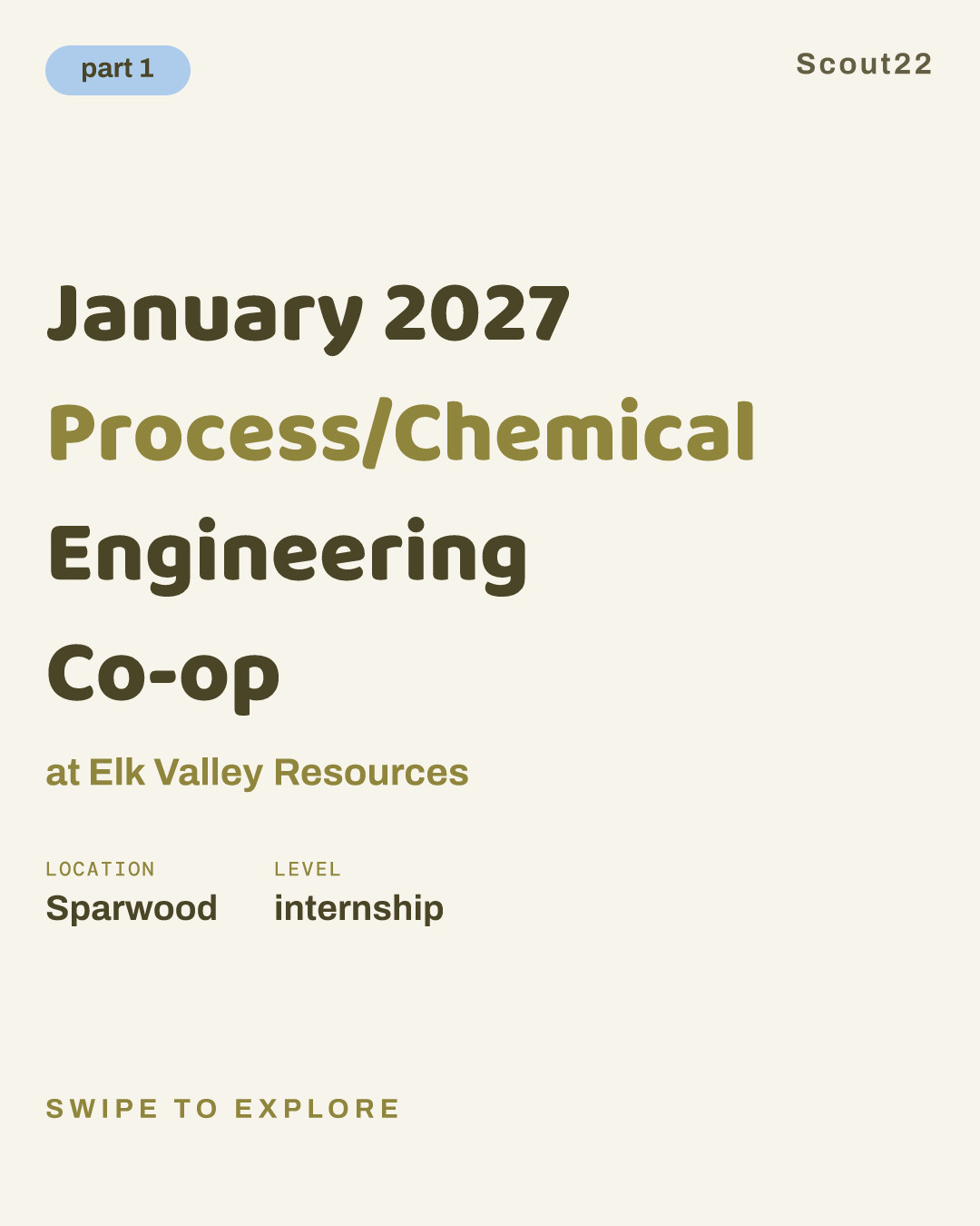 January 2027 Process/Chemical Engineering Co-op at Elk Valley Resources