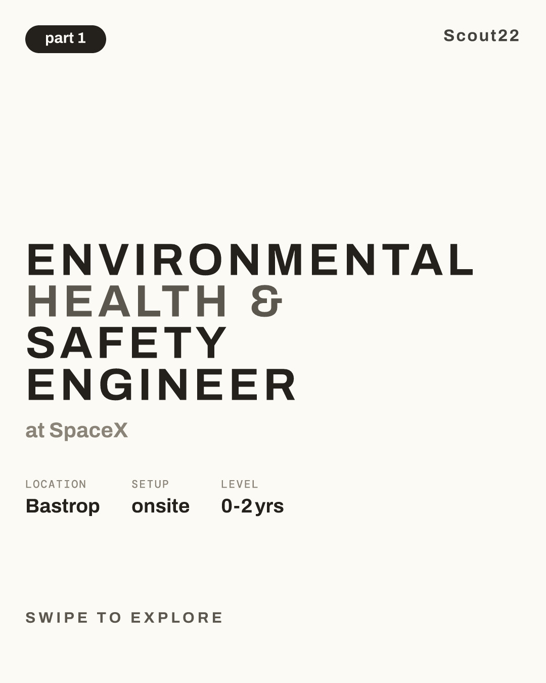 Environmental Health & Safety Engineer at SpaceX