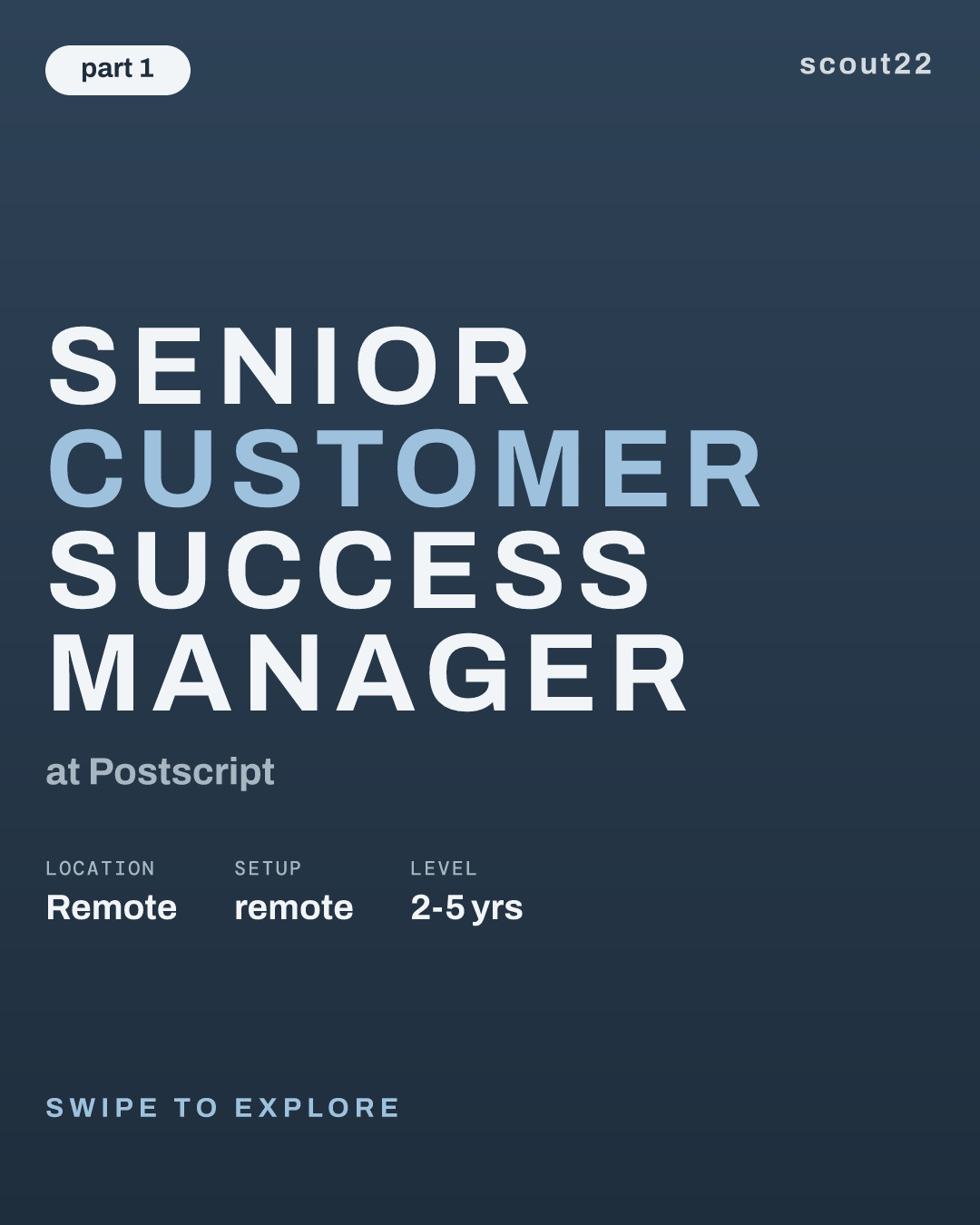 Senior Customer Success Manager at Postscript