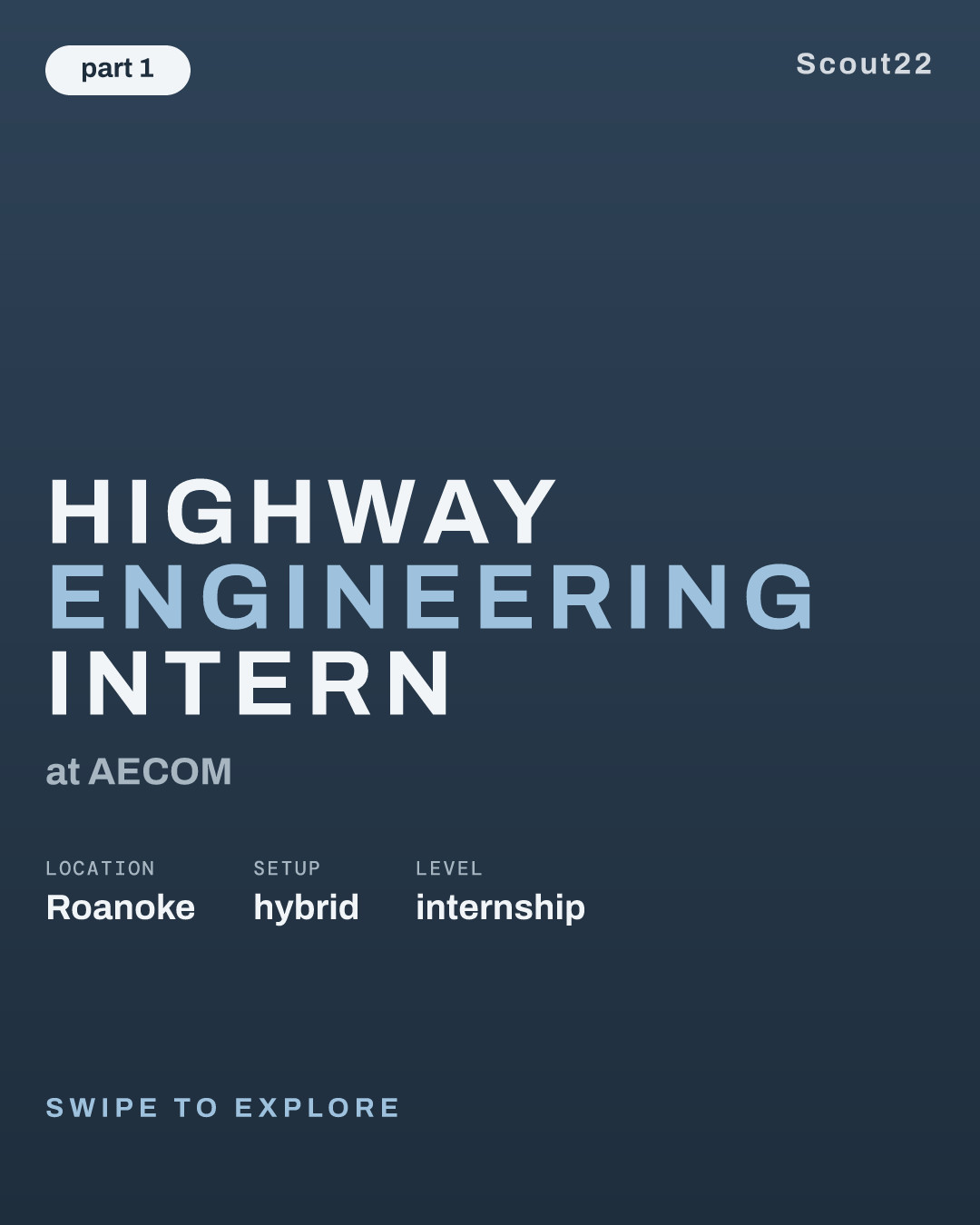 Highway Engineering Intern at AECOM