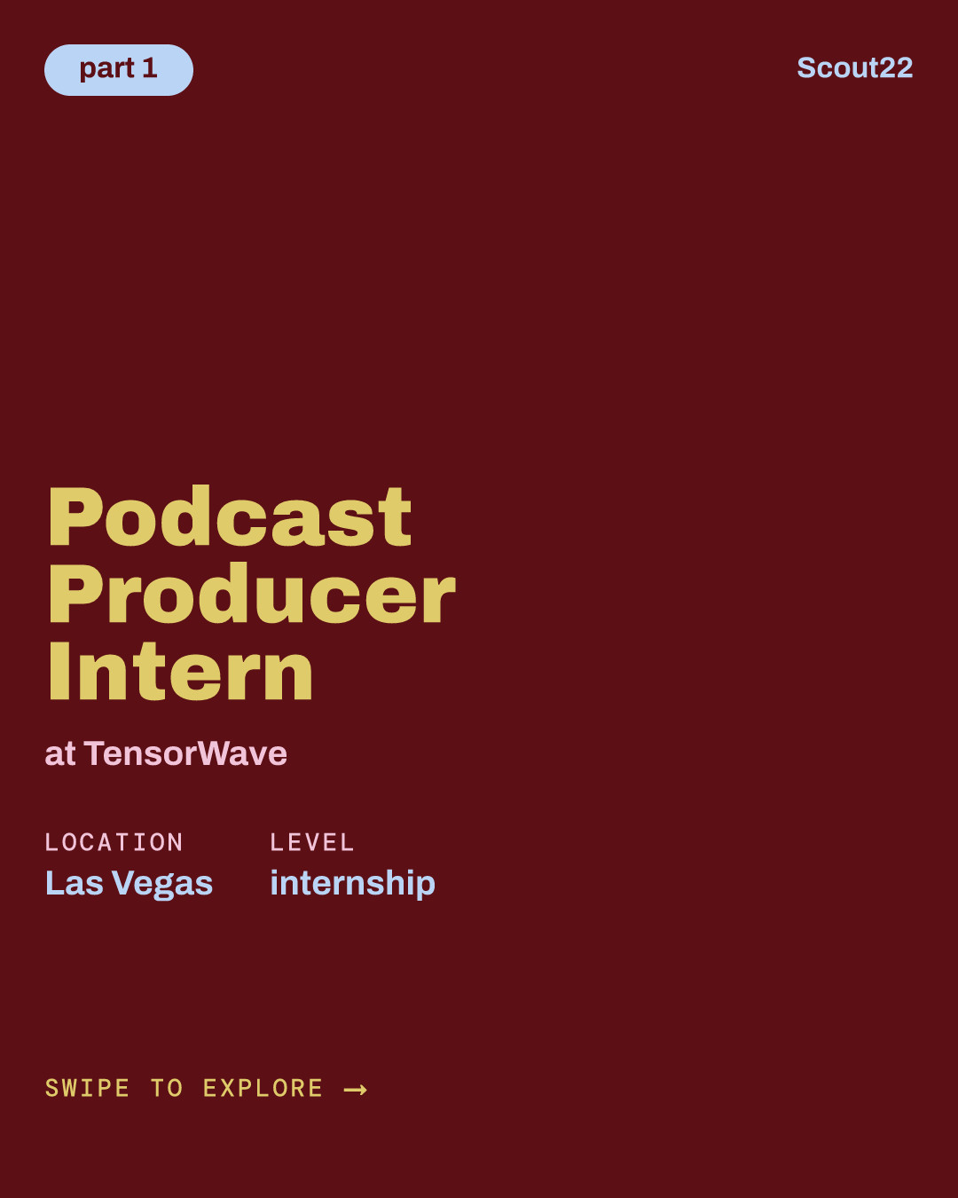Podcast Producer Intern at TensorWave