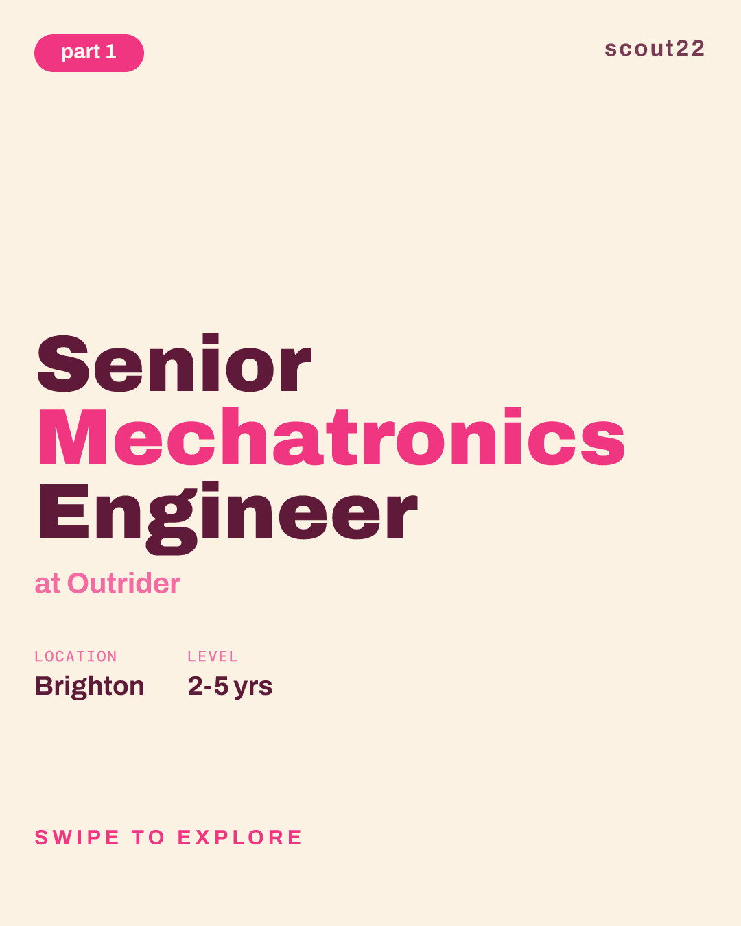 Senior Mechatronics Engineer at Outrider