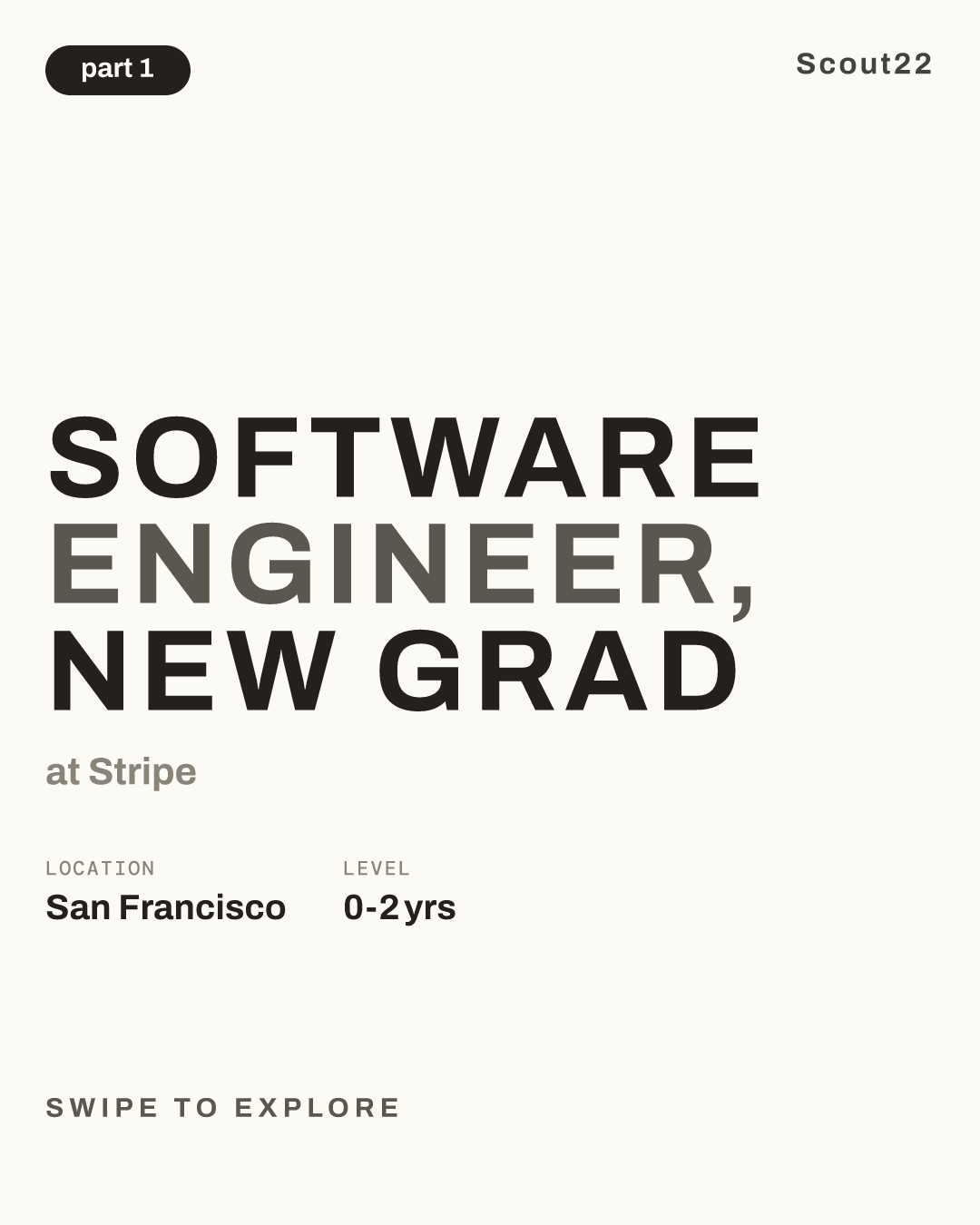 Software Engineer, New Grad at Stripe