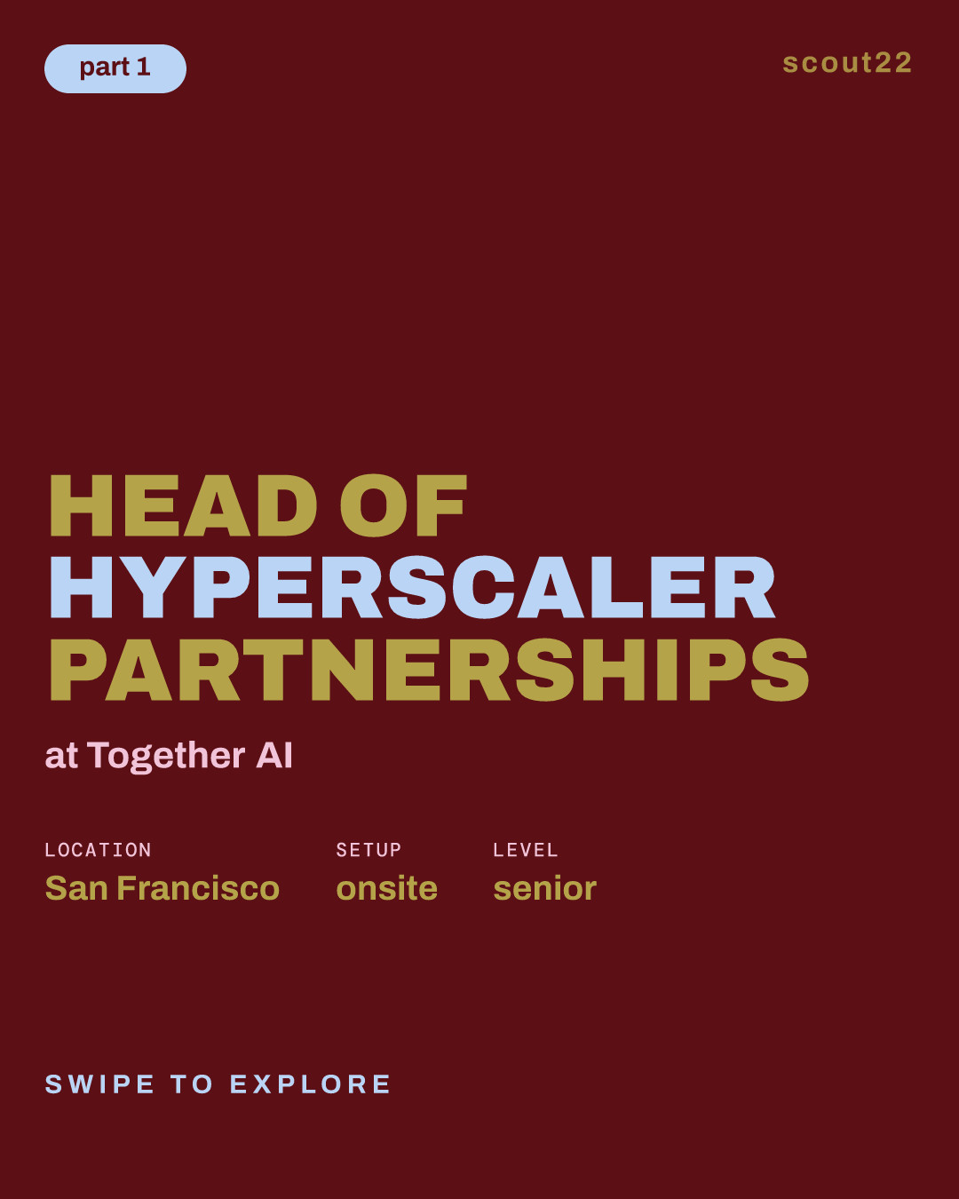 Head of Hyperscaler Partnerships at Together AI