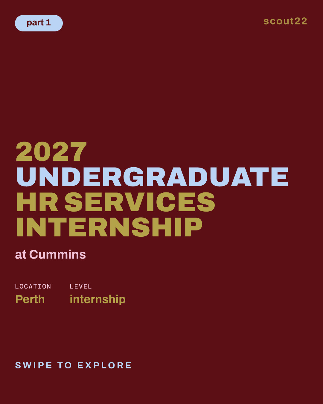 2027 Undergraduate HR Services Internship at Cummins