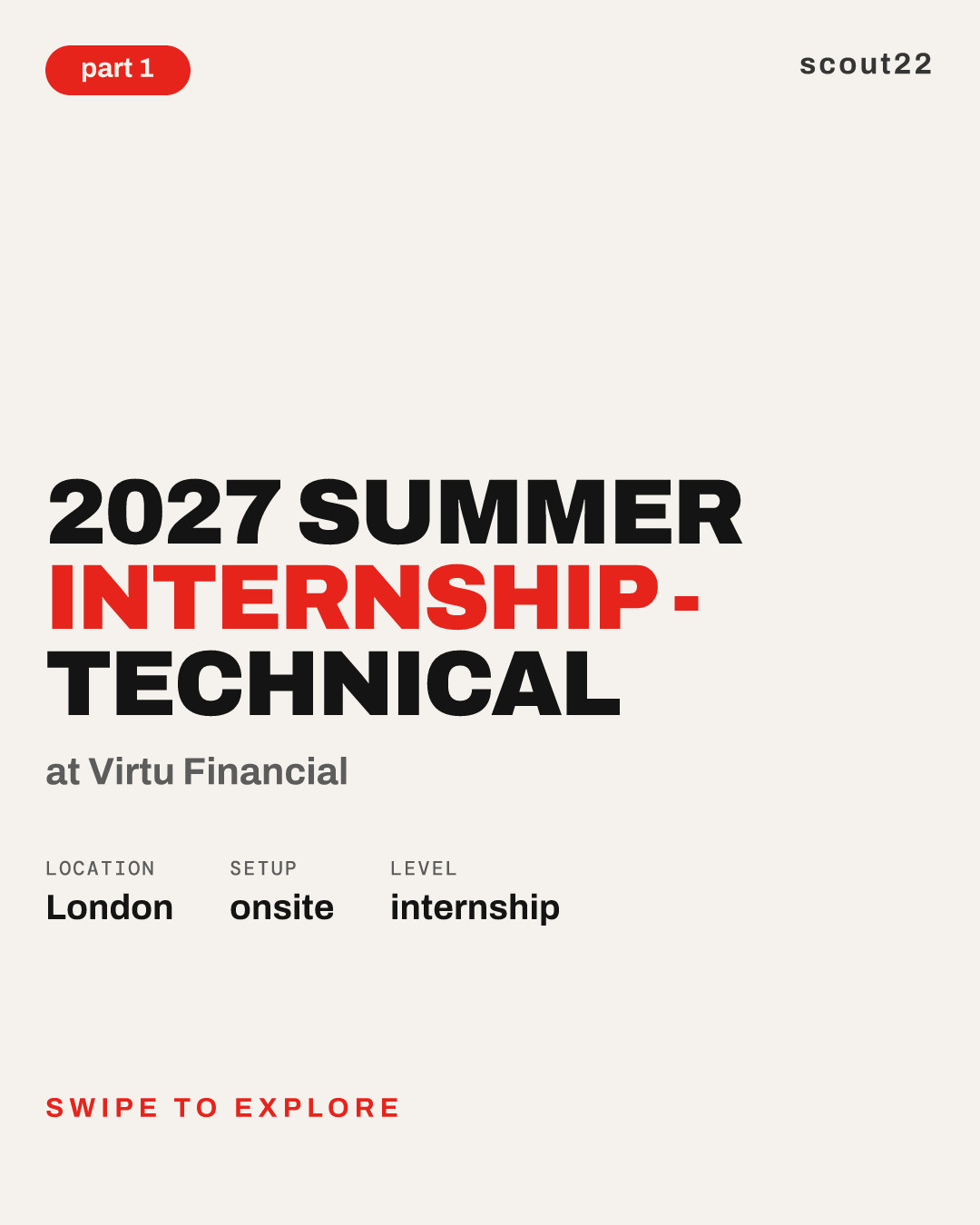 2027 Summer Internship - Technical at Virtu Financial