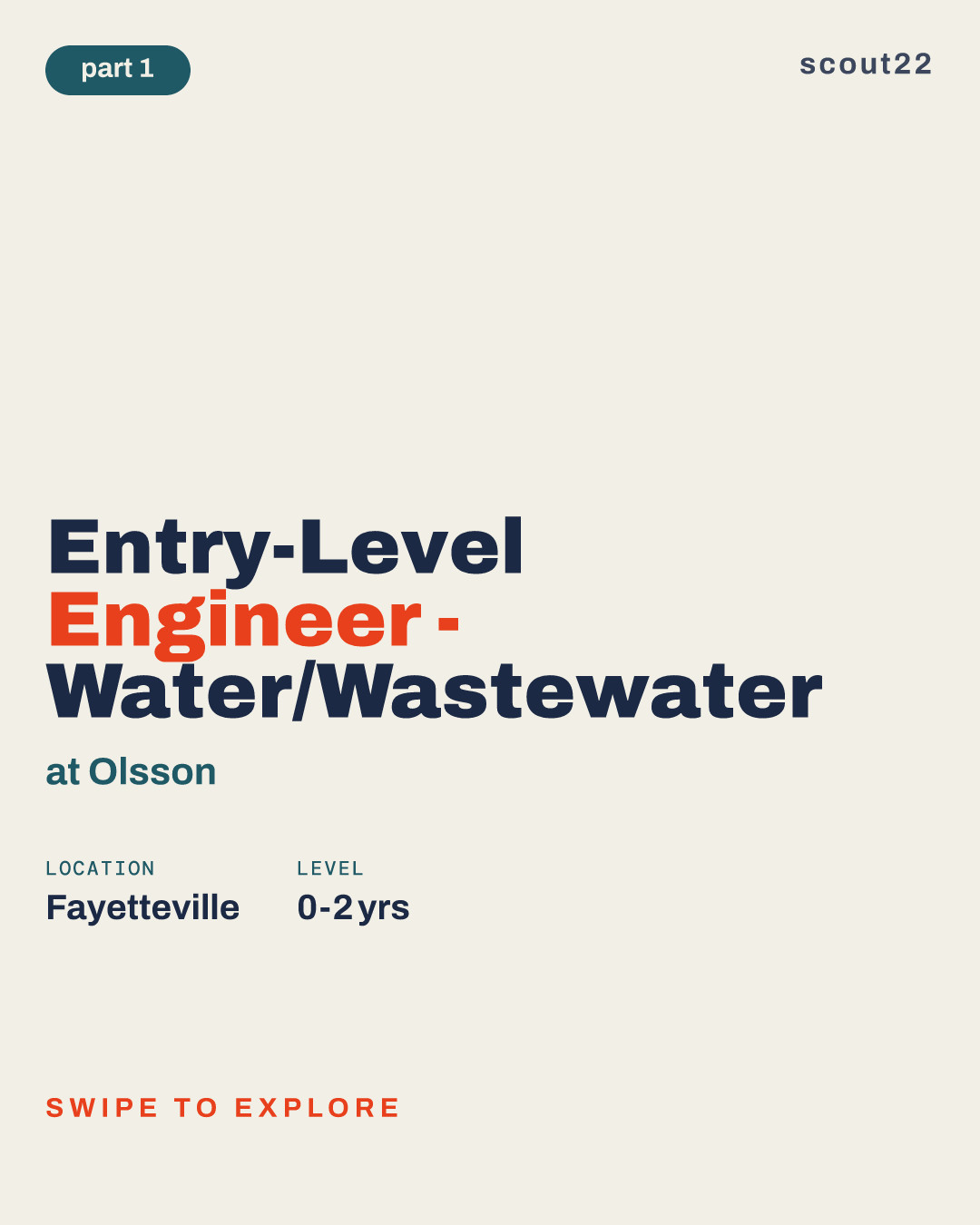 Entry-Level Engineer - Water/Wastewater at Olsson